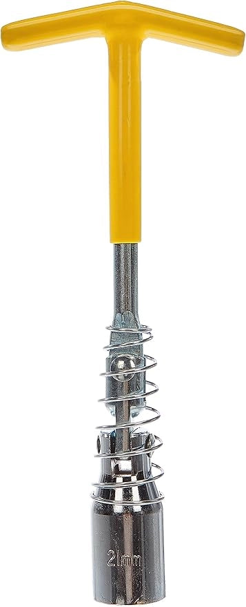 Chiave Togli Smonta Candela Per Auto Moto Scooter officina Impugnatura a T 21mm