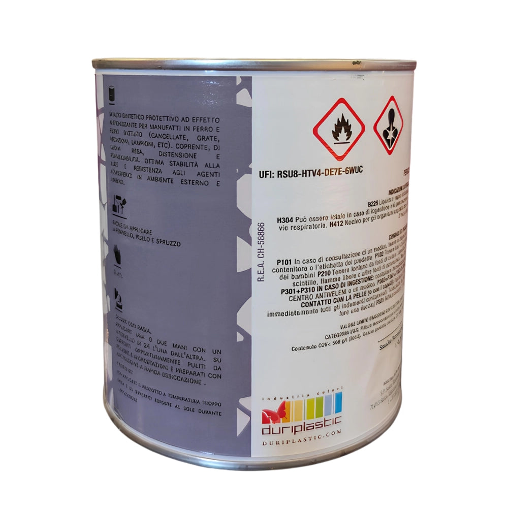 Durilux smalto sintetico ferromicaceo antichizzante ferro colore verde 250 *** formato 2.5 lt, confezione 1