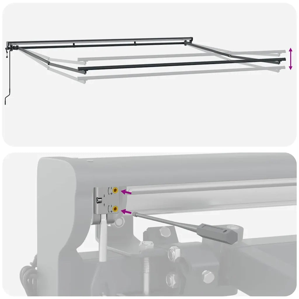 Struttura della tenda Bianco 400 × 300 cm 3330638