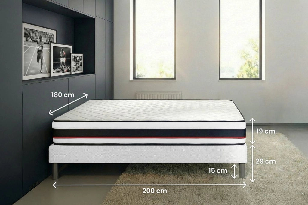 Set materasso e base 180x200 cm - Energy