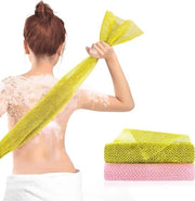 Spongia esfoliante per il corpo - scrostante nylon premium - spazzola per il corpo - pulitore per la pelle - spugna per il bagno - spugna per la doccia - spugna esfoliante quotidiana.