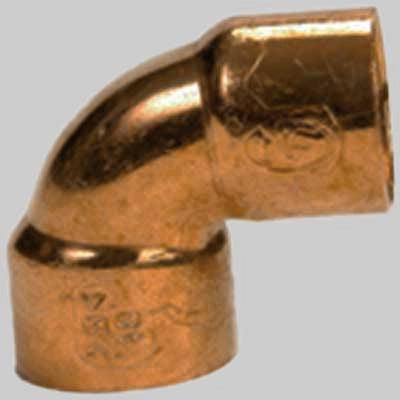 GOMITO RAME 90Â° A SALDARE F-F PER TUBO GELO - 11/8 - 1 pezzi - MADE IN ITALY