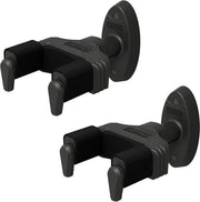 Supporti chitarra a muro - 2 Set Supporto chitarra aroma - Supporto chitarra a muro - Chitarra hanger - Adatto a tutte le dimensioni chitarra acustica - Chitarra elettrica - Basso - Design di blocco automatico - (2 PEZZI) supporto chitarra a muro