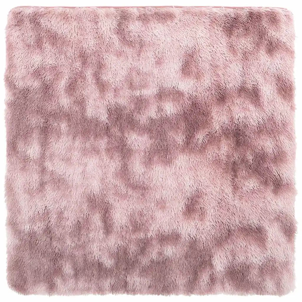 Tappeto Shaggy a Pelo Lungo NAVARRA Rosa Antico 200x200cm 4102881