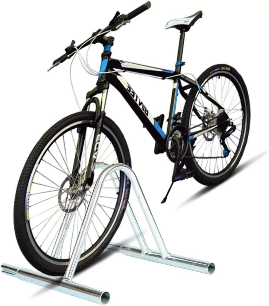Rastrelliera Portabici in Ferro Zincato, Modulare, Porta Bicicletta Da Giardino e Da interni, Componibile Per Più Moduli (2 moduli)