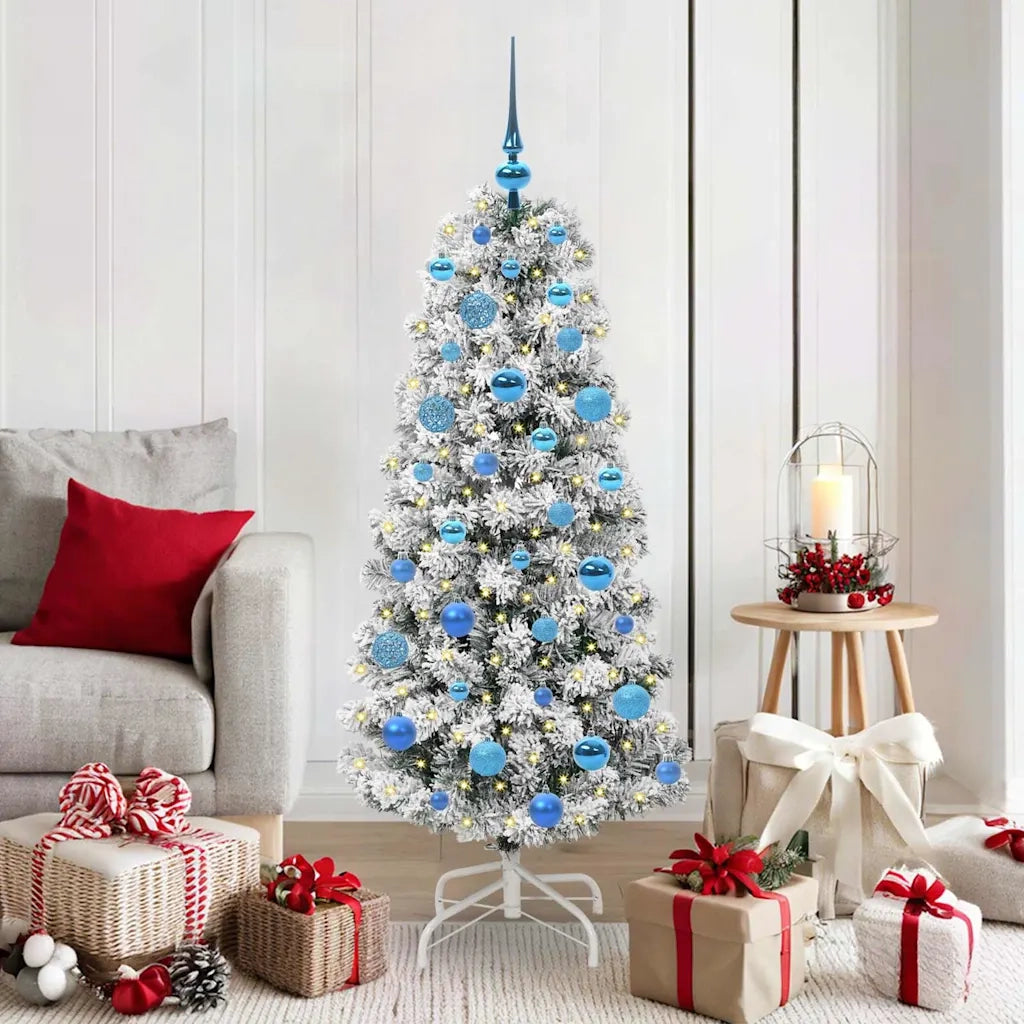 Albero di Natale | Decorazioni natalizie Artificiale con Rami Pieghevoli 150 cm
