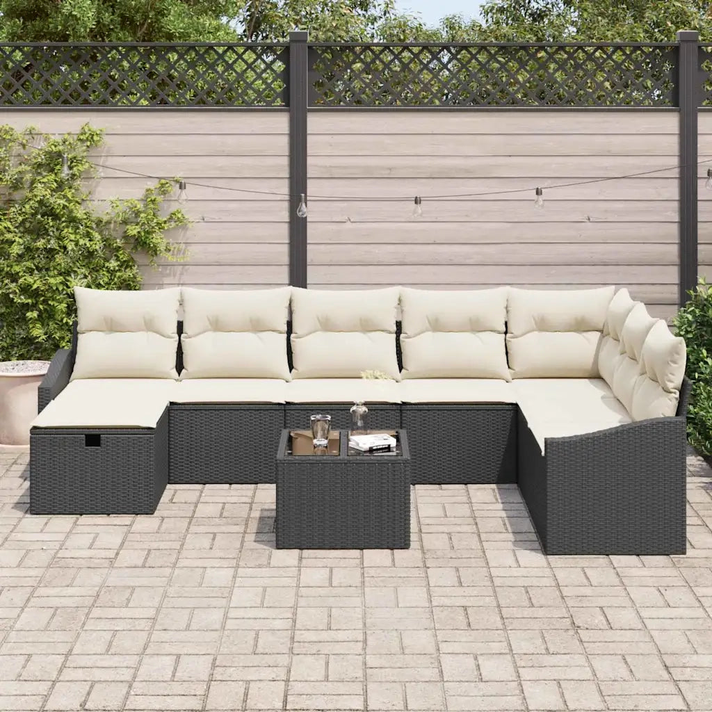 Set di divani con cuscino 8 pcs polyrattan