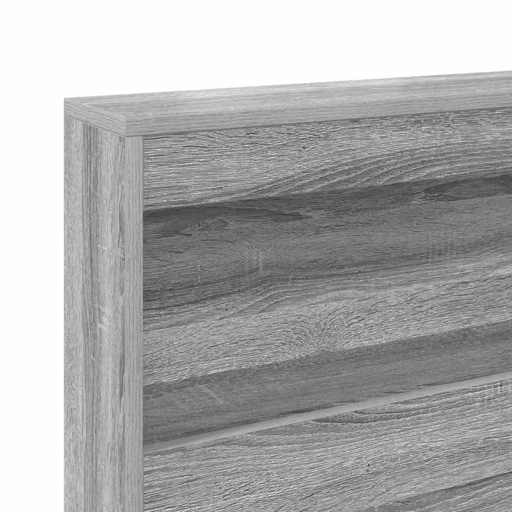 Testata contenitore Grigio Sonoma 90 cm Legno multistrato 3335458