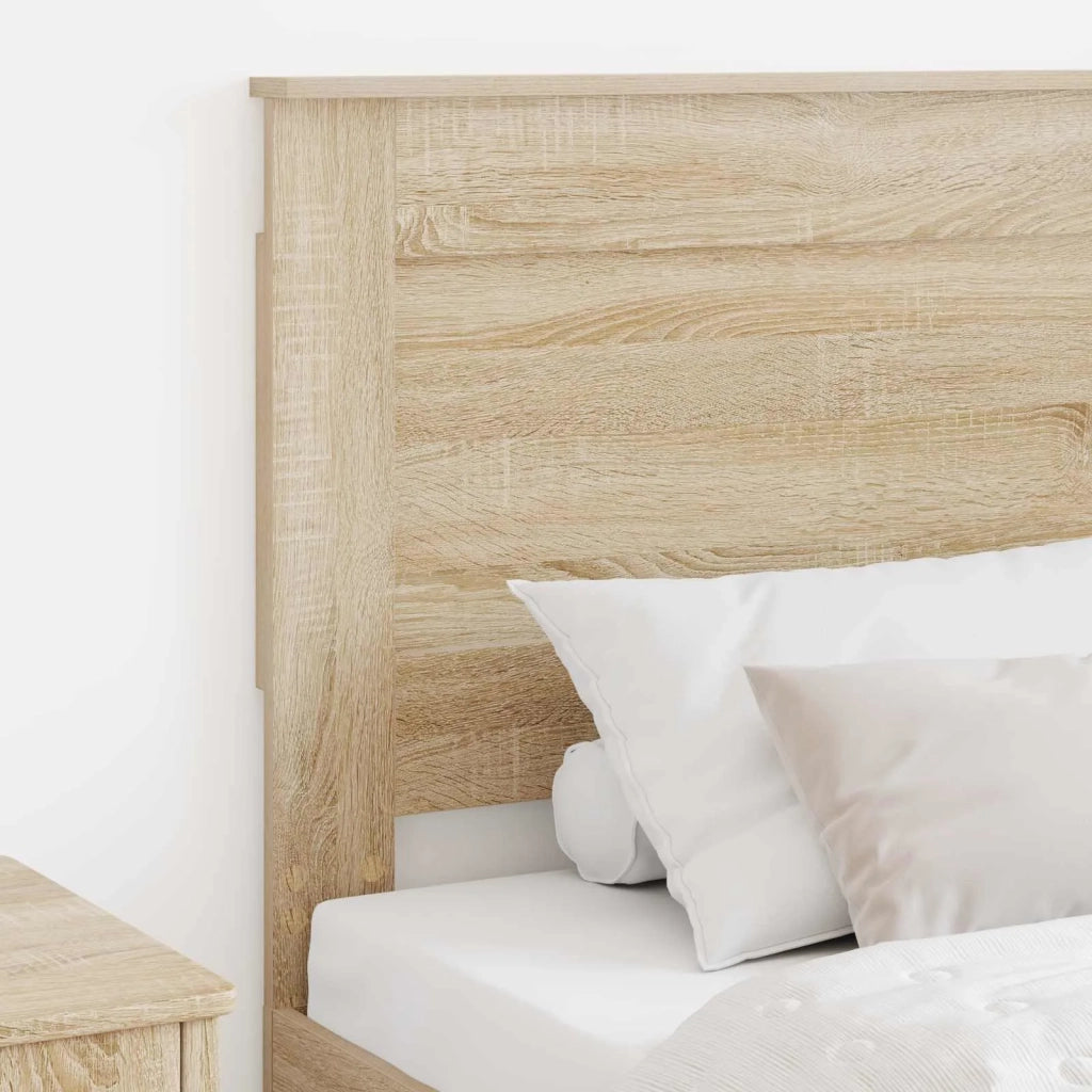 Testiera | Testata con Testiera | Testata Rovere Sonoma 80 cm Legno multistrato