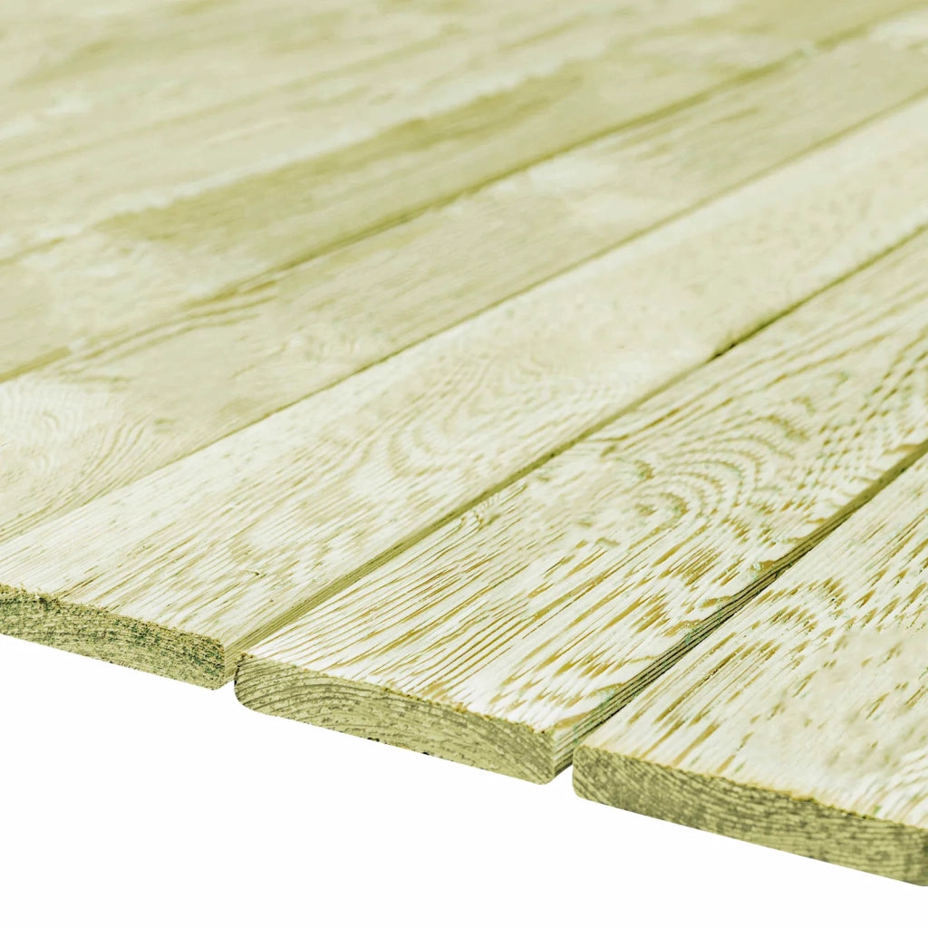 Pavimento da Deck 12 pcs Verde impregnato 1,44 m² 42052218