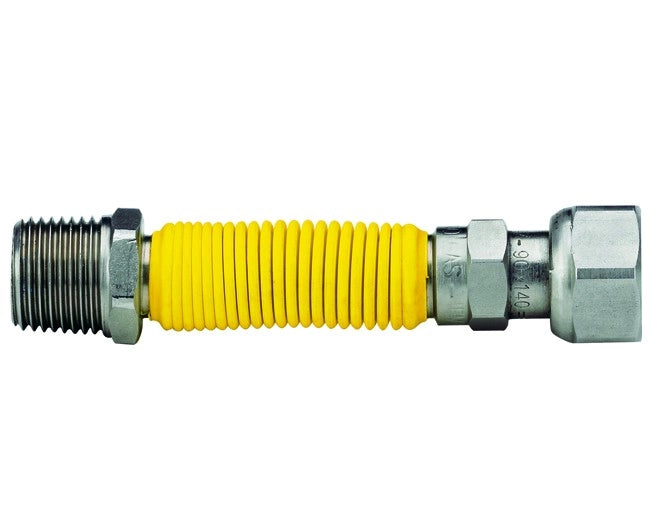 FLESSIBILE IN ACCIAIO INOX RIVESTITO PER GAS MASCHIO/FEMMINA M.F. 3/4 MM 220-420   Idroweb