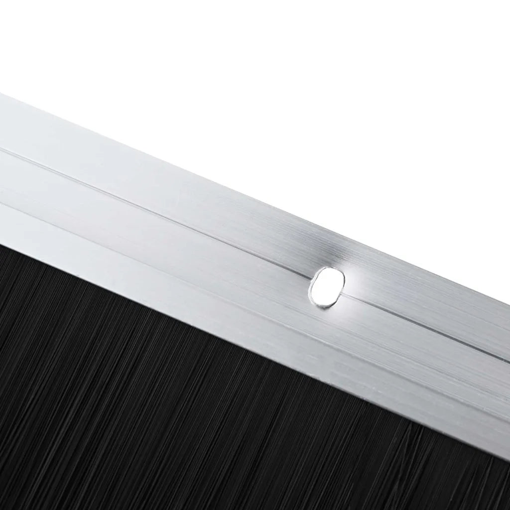 Spazzole per porte a vite 12 pcs Argento 100 cm 42019497