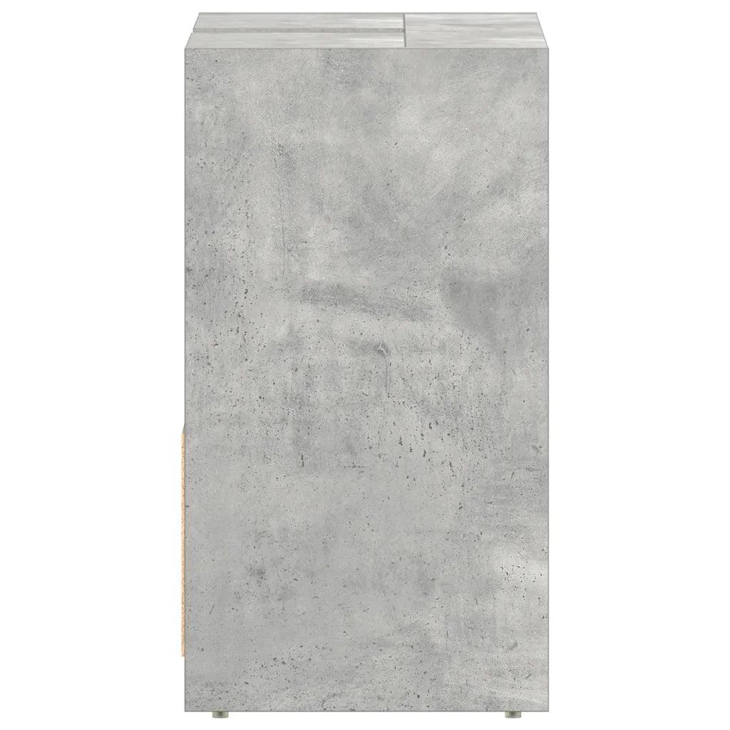 Mobile da Bagno | Armadio da bagno Grigio Cemento 60x33x61 cm in Legno Multistrato