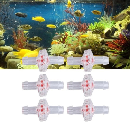 Valvola di ritorno in plastica anti-ritorno - Materiale PP duraturo - 5mm trasparente - Installazione facile - Adatto per pompe e liquidi - Codice prodotto: 123456 - Modello: SC-001