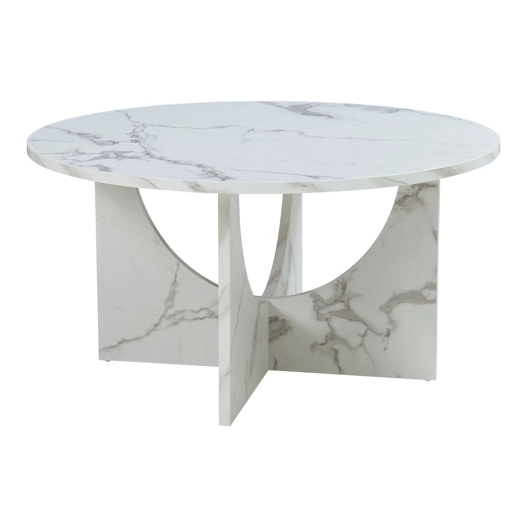Tavolino/consolle/tavolino laterale 80 x 42 cm effetto marmo bianco 03_0010845