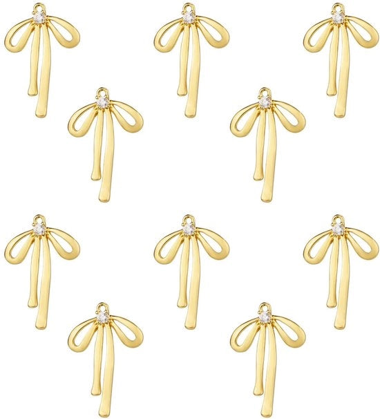Decine di Elementi a forma di Arco in Oro per Creazione di Gioielli