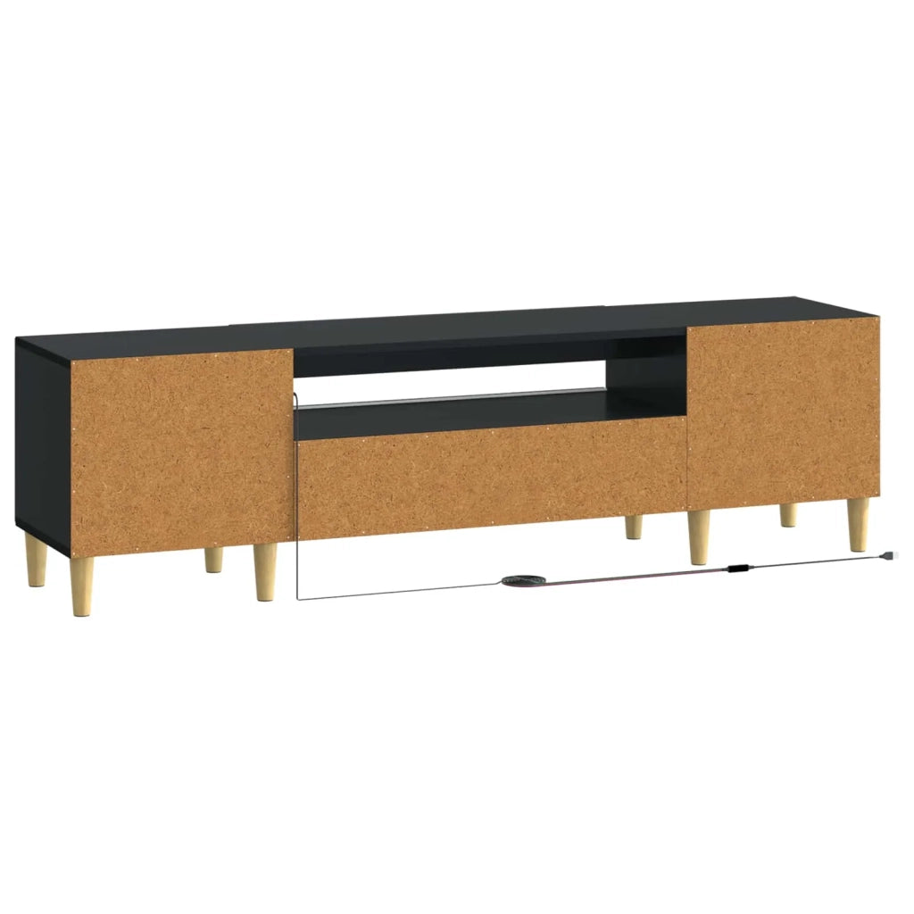 Mobile TV LED Nero Legno ingegnerizzato 896686