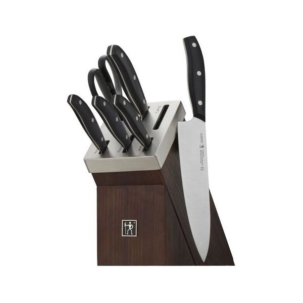 Ceppo con coltelli zwilling 1012635 sharp block affilacoltelli integra