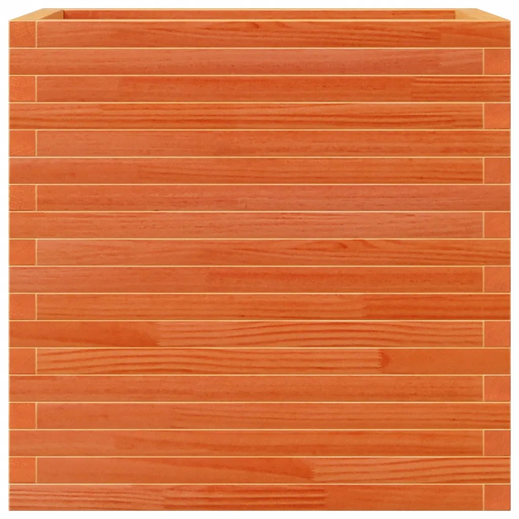 Fioriera Giardino Marrone Cera 70x40x68,5cm Legno Massello Pino 3282486