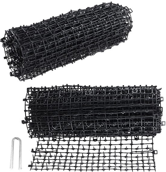 Difesa anti gatto a spina per cancello da giardino - Gazon -  Kunststof 28 cm x 2 m - Difesa anti gatto a rilievo per cancelli di giardino