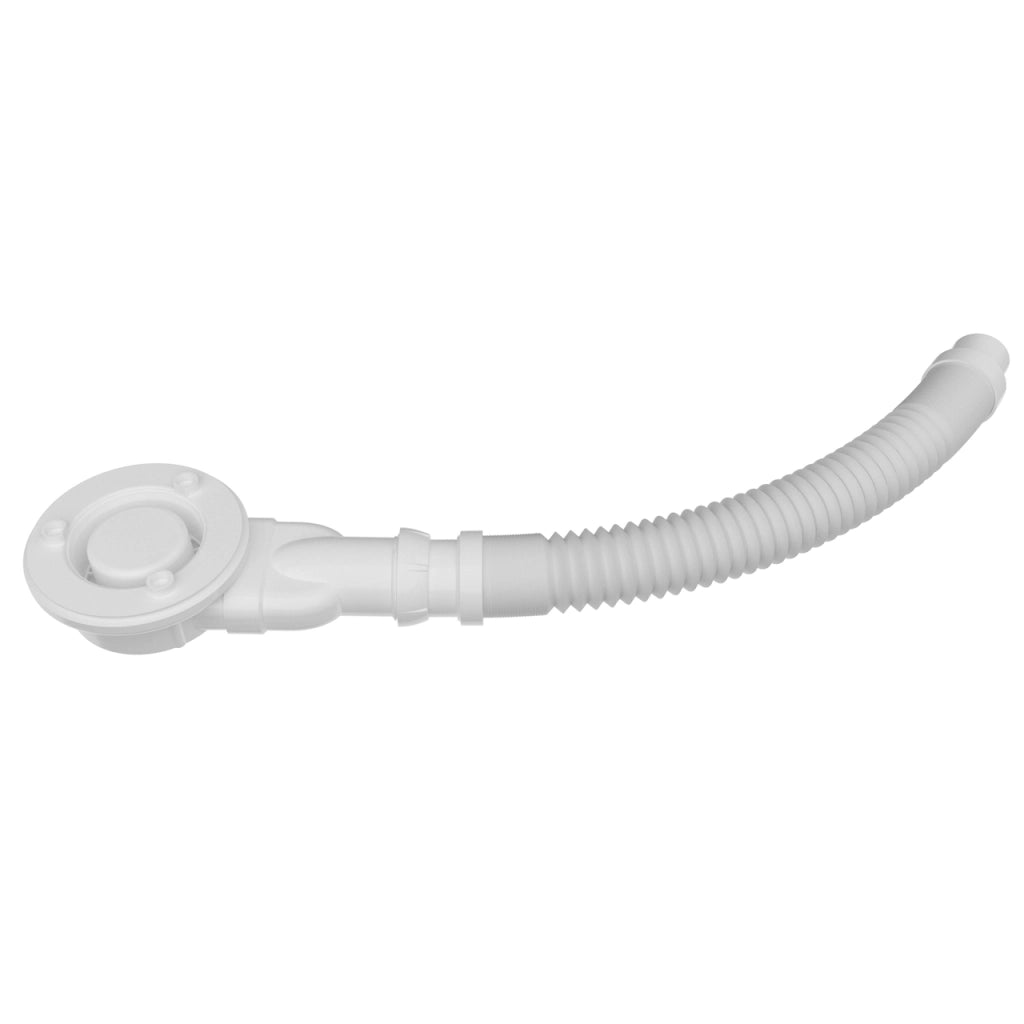 Piatto Doccia 90x76cm Bianco Spessore di 3 cm in Pietra Artificiale e Resina Minerale Mista Piletta Extra Piatta Sottile e Tubo inclusi