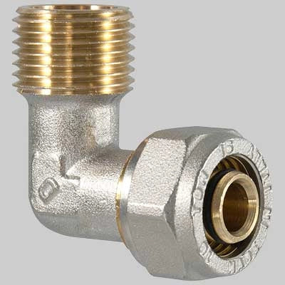 Raccordo a compressione curvo Maschio  32 x 1     T.D.M.