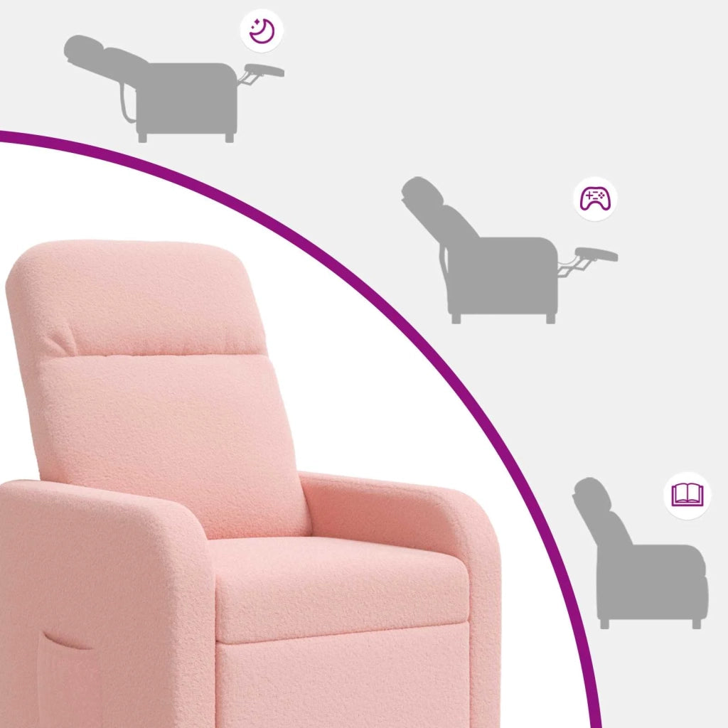 Divano Sedia-Poltrona reclinabile Rosa Boucl¨¦