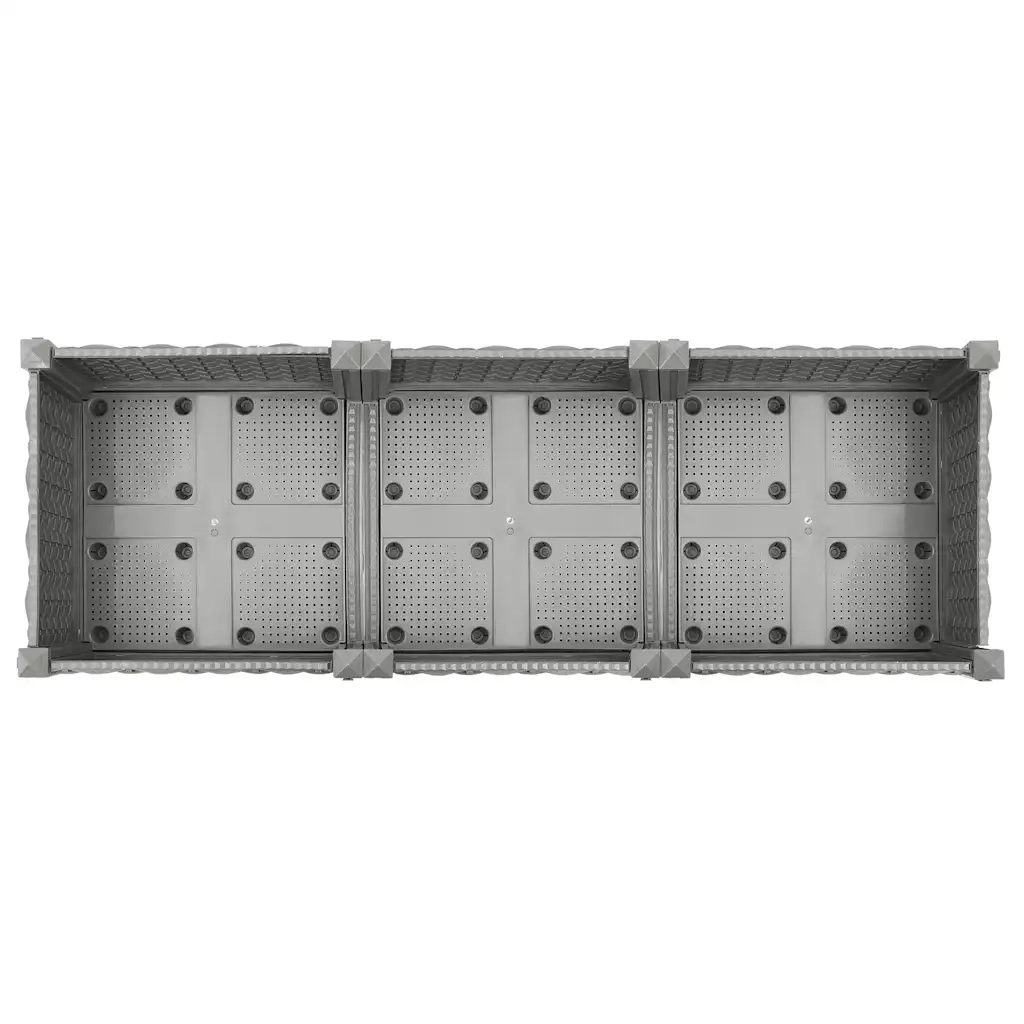 Fioriera Rialzata 120x40x71 cm in Polipropilene 153299