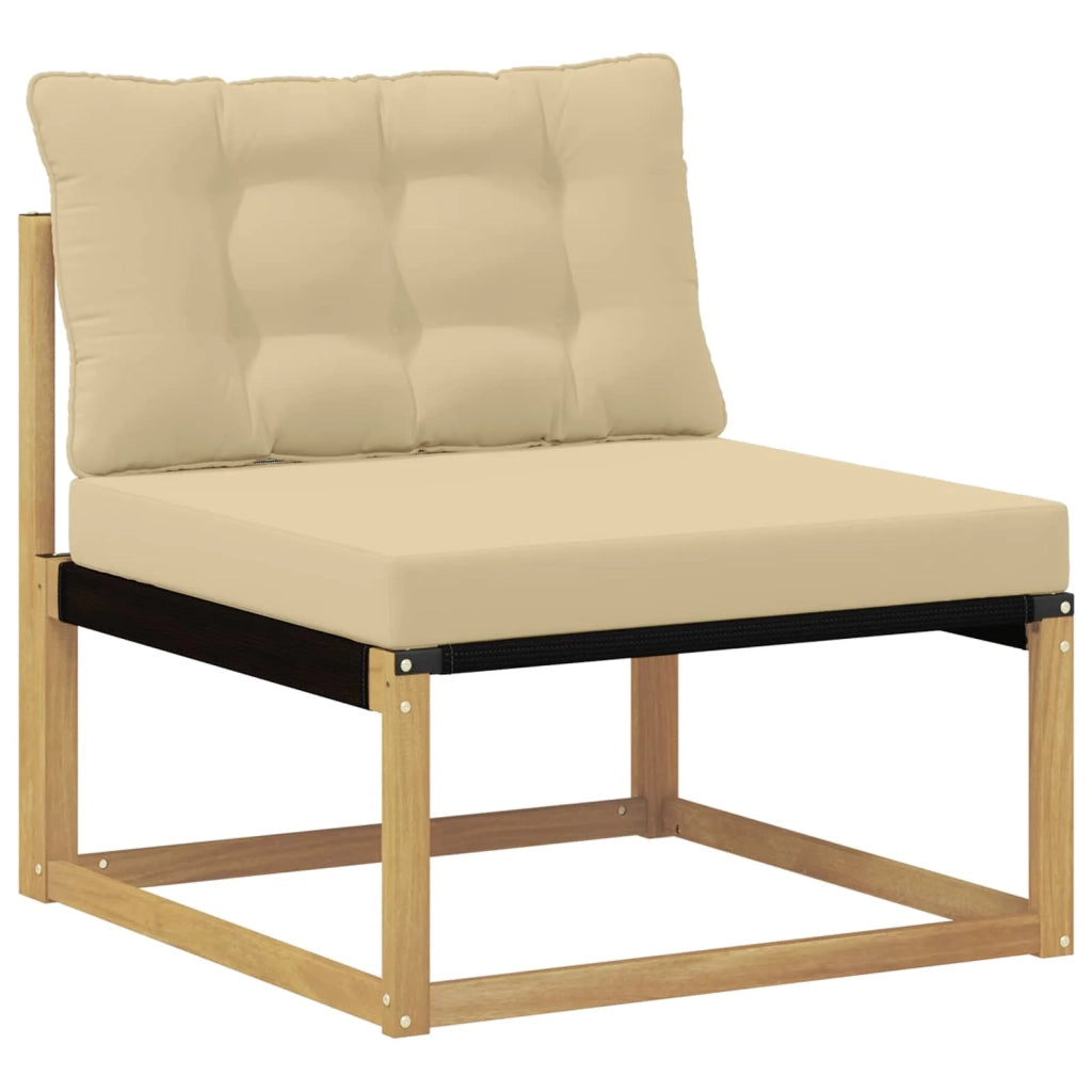 Set di divani da esterno 8 pcs Bianco e Beige 3388919