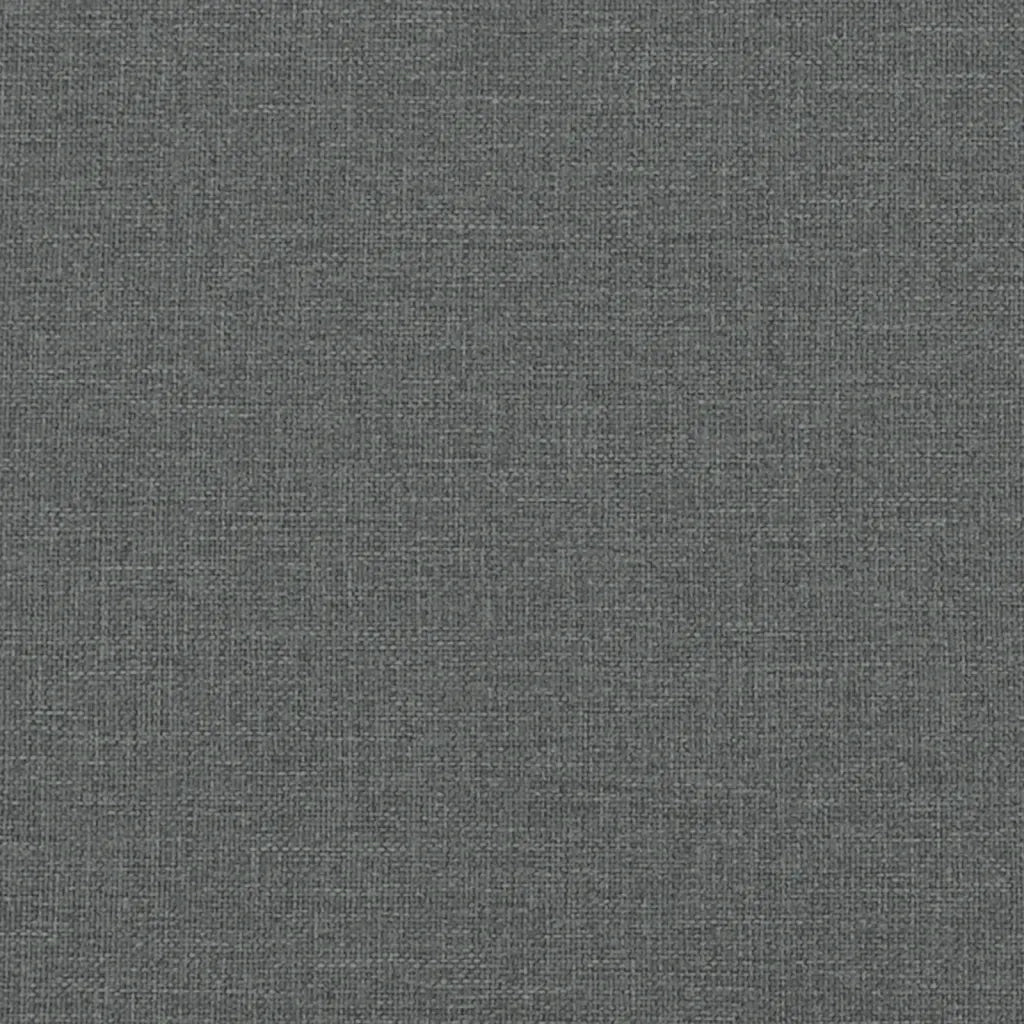 Divano | Divano da soggiorno | Sofa a 3 Posti con Poggiapiedi Grigio Scuro 180cm in Tessuto