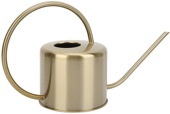 Pulitore a mano 1300 ml - Mondgieter lungo - Acciaio inossidabile/lega di rame - Impermeabile - Duraturo - Design decorativo - Vaschetta per acqua