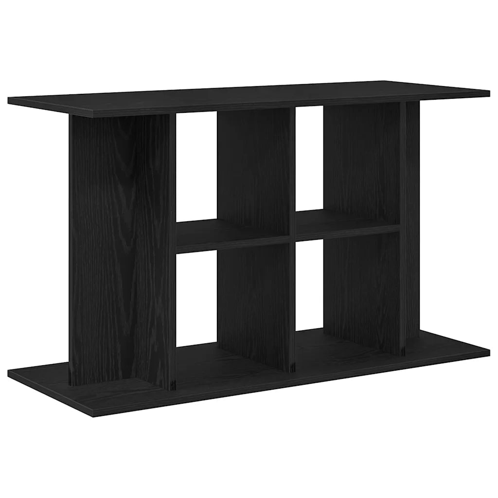 Supporto per acquario in rovere nero 100x40x60 cm in legno ingegnerizzato 862150