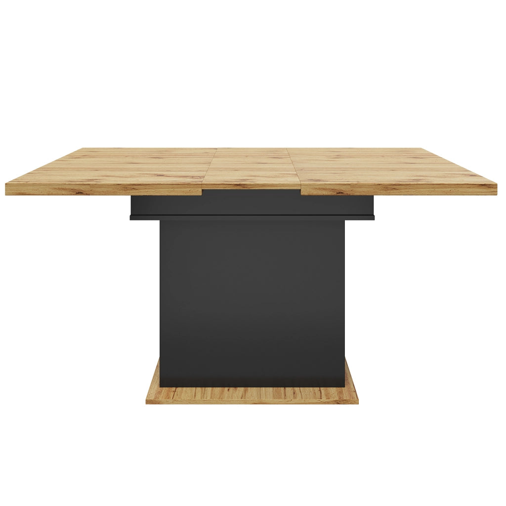 Tavolo allungabile per 4-6 persone con piano estendibile e vano contenitore; per cucina e soggiorno; 110-140×80×75 cm
