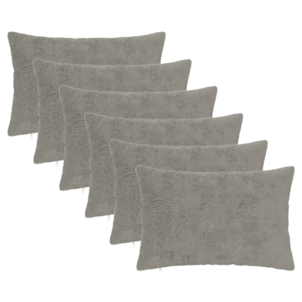 Federa 6 pz HEERLEN Grigio Chiaro 50 x 75 cm 911856