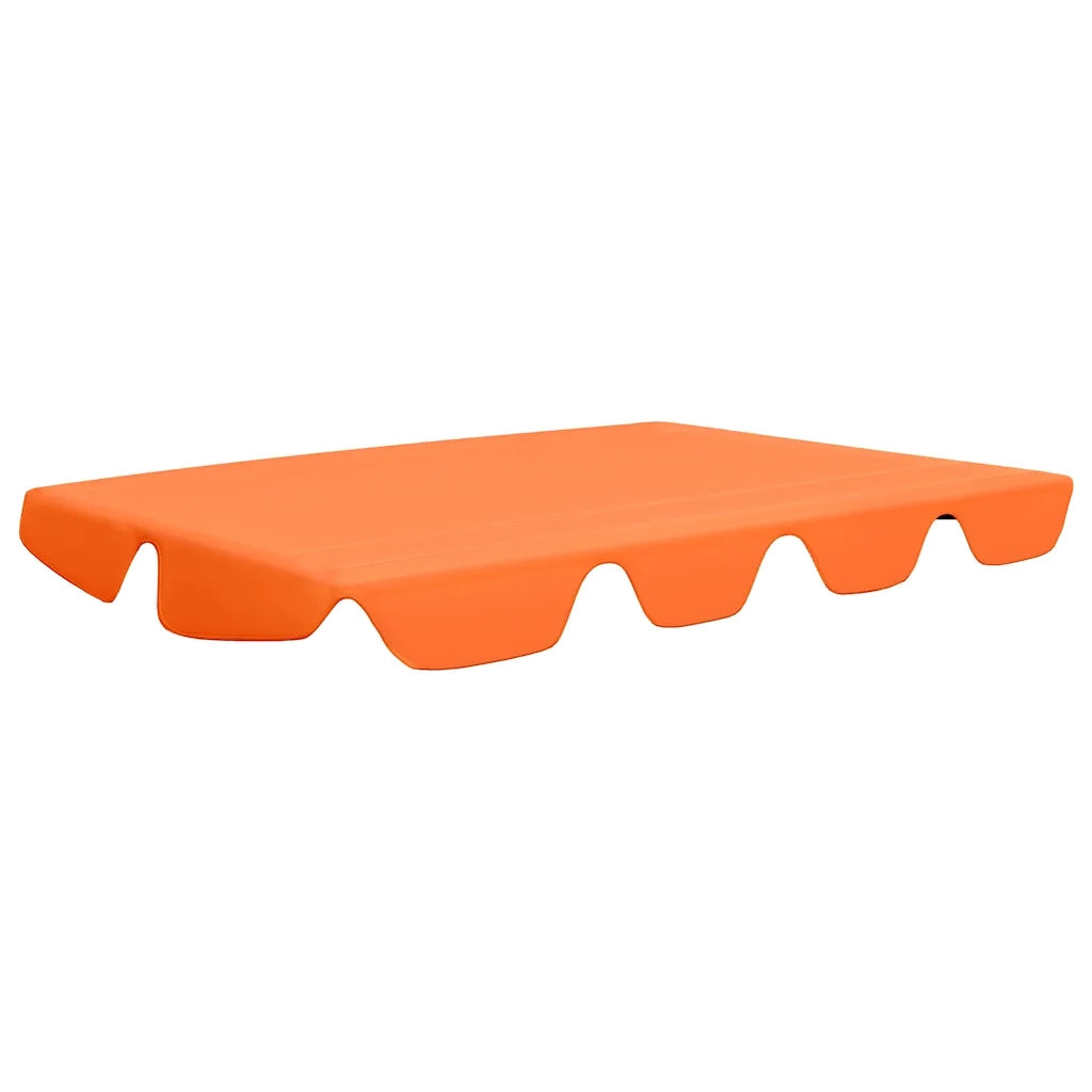 Baldacchino per Dondolo Giardino Arancione 150/130x105/70 cm CFW2187500