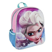 Trade Shop - Zainetto Frozen Elsa Disney Stampo Rilievo 3d Asilo Scuola Bambine Tempo Libero -