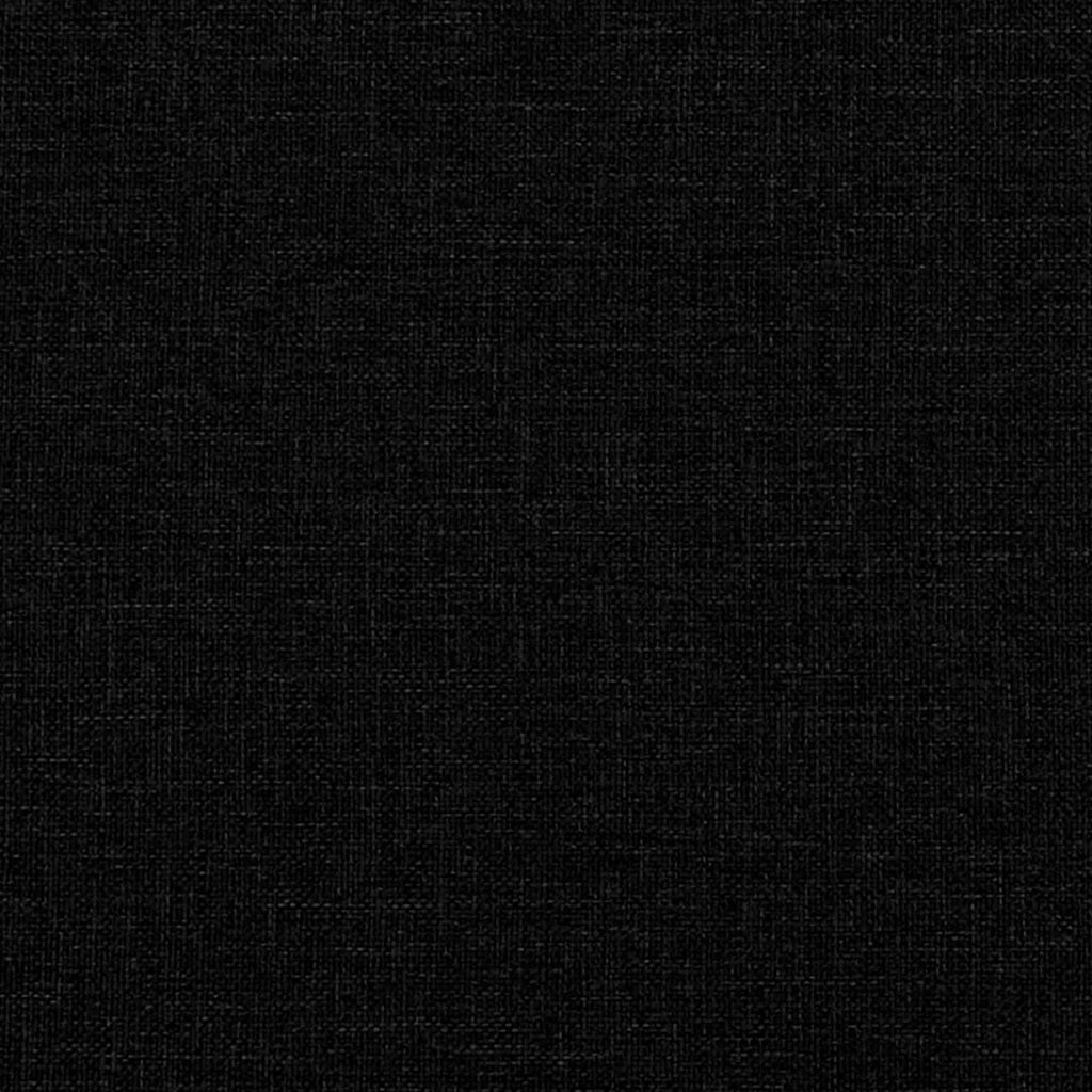 Modulo Centrale Divano Modulare con Cuscini Nero 100 cm