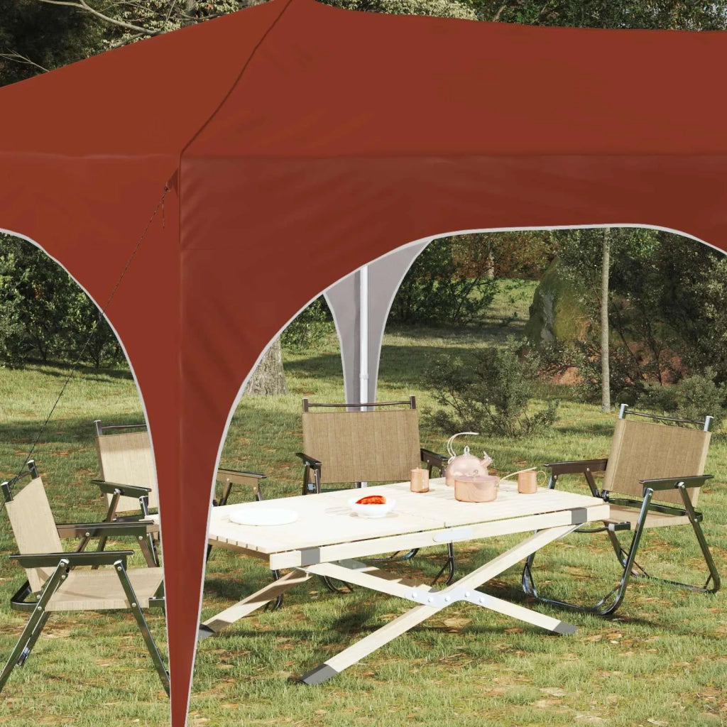 Tenda per feste a pop-up-Gazebo Terracotta 575 x 288 x 245 cm 597249