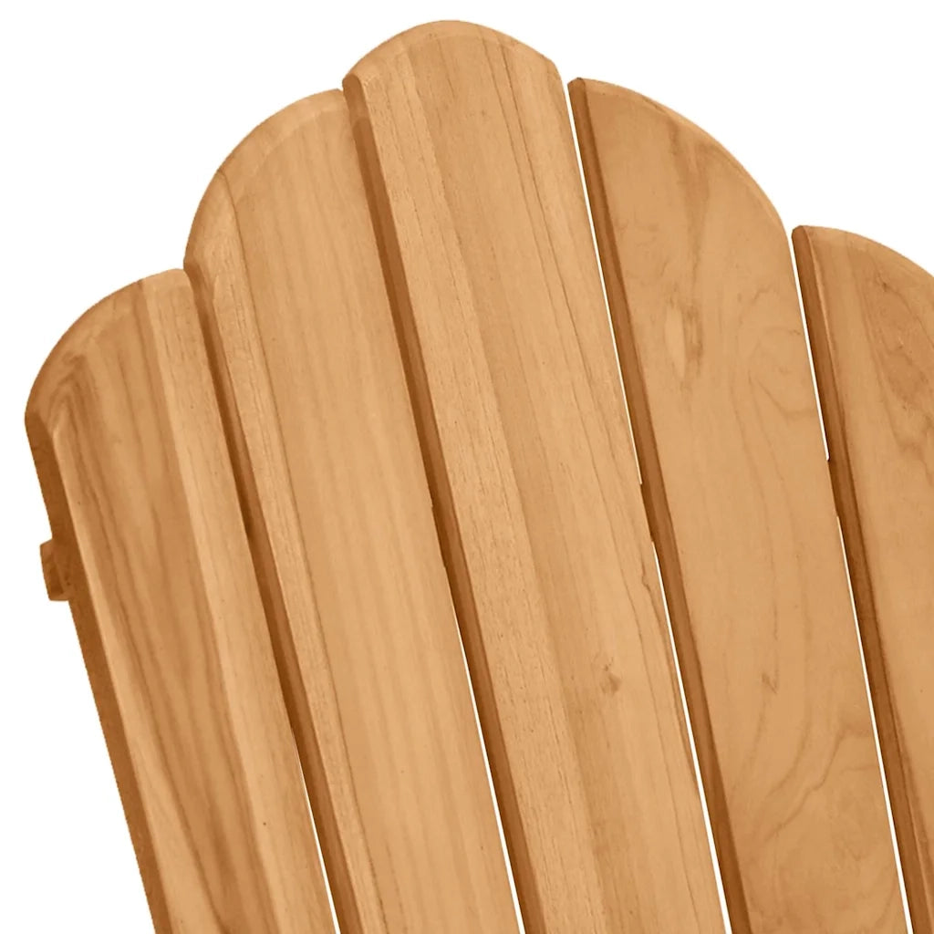 Poltrona a dondolo Adirondack 2 pz Marrone 3255795