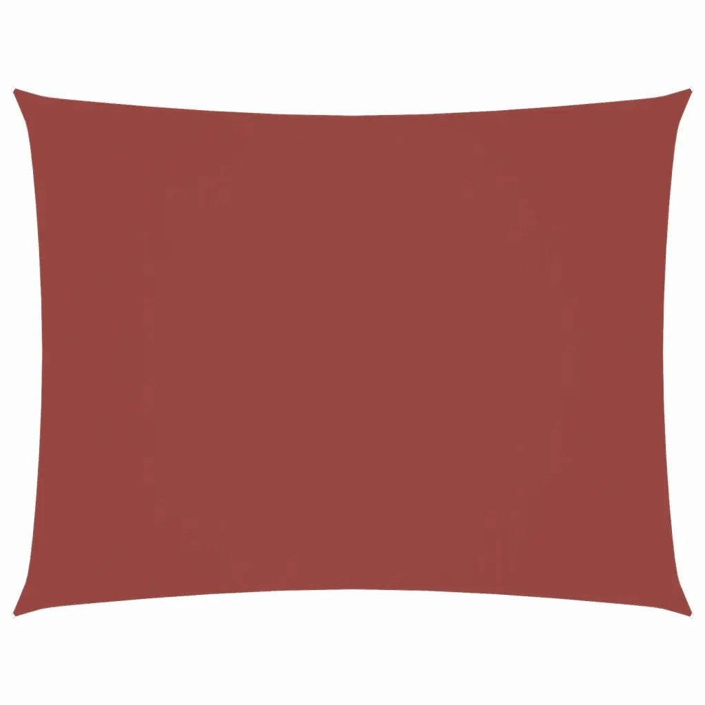 Vela Ombreggiante-Parasole a vela Tessuto Oxford Rettangolare 2x3,5m Terracotta