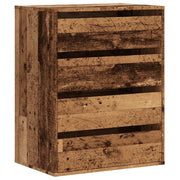 Cassettiera Angolare Legno Antico 60x41x76 cm Legno Multistrato CFW6153999