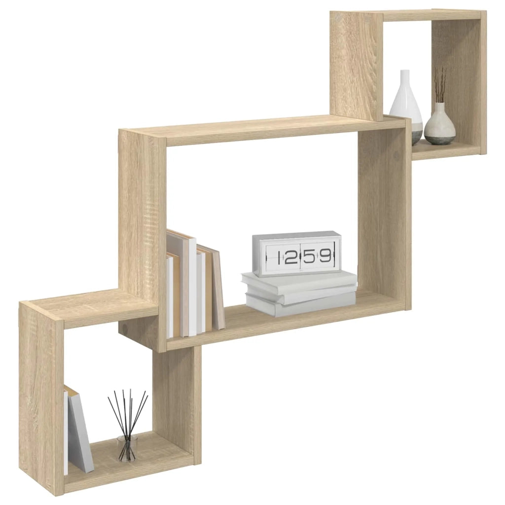 Scaffale da parete A parete Rovere Sonoma 91,5 x 15 x 76 cm 8012118