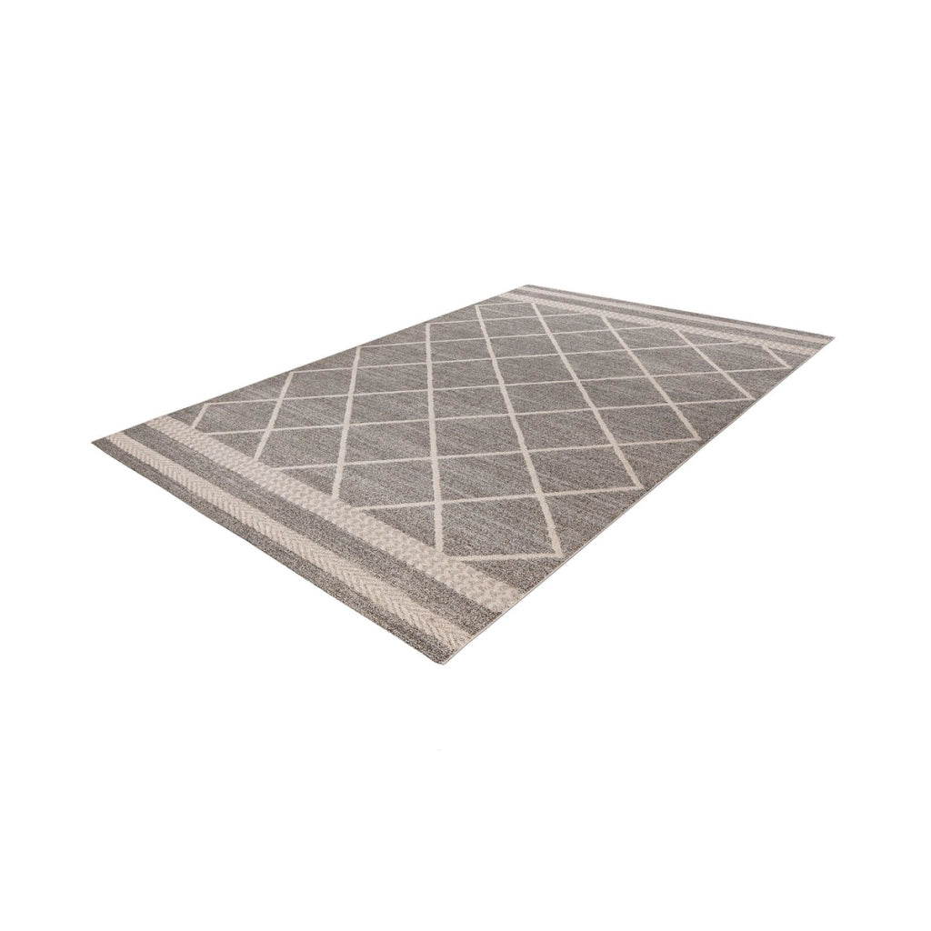 Tappeto moderno Rhombus 200 marrone e beige