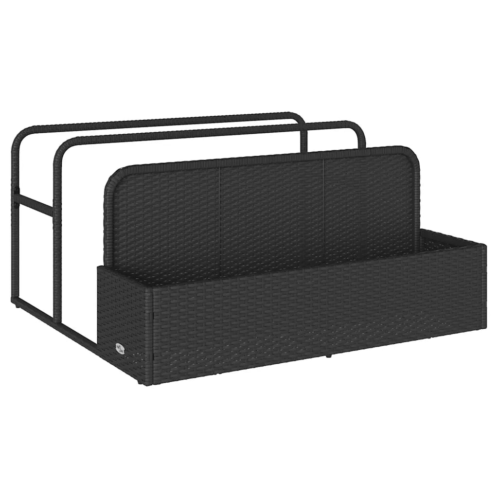 Galleggiante a Bordo Piscina Nero 110x100x57 cm in Polyrattan CFW4656272