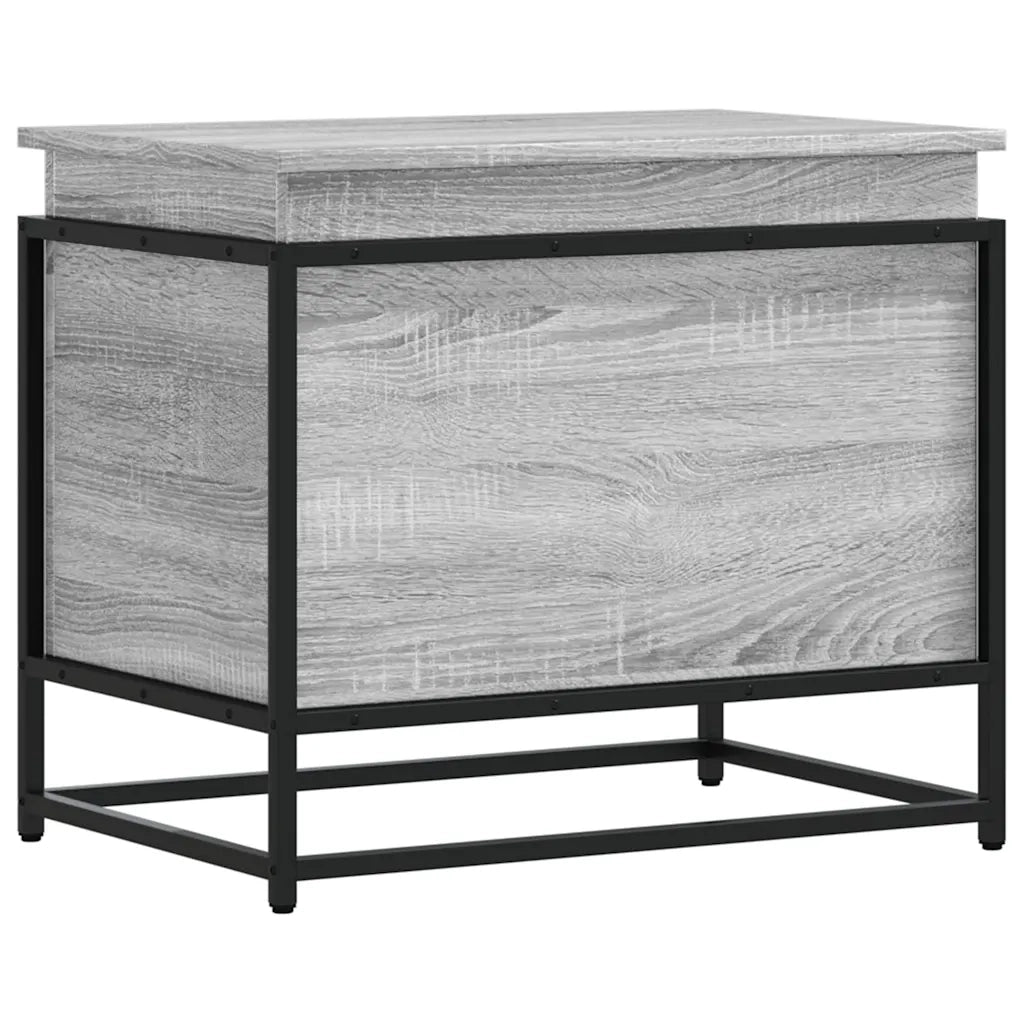Contenitore con Coperchio Grigio Sonoma 60x40x51,5cm Truciolato 848797