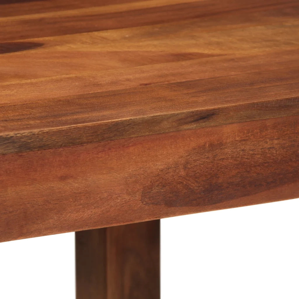 Tavolo da Bar 60x60x107 cm in Legno Massello di Acacia