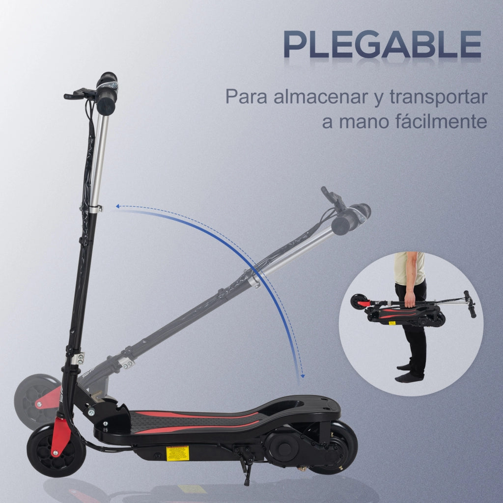 Monopattino Elettrico Pieghevole per Bambini ¨C Minimal ¨C Nero, Regolabile