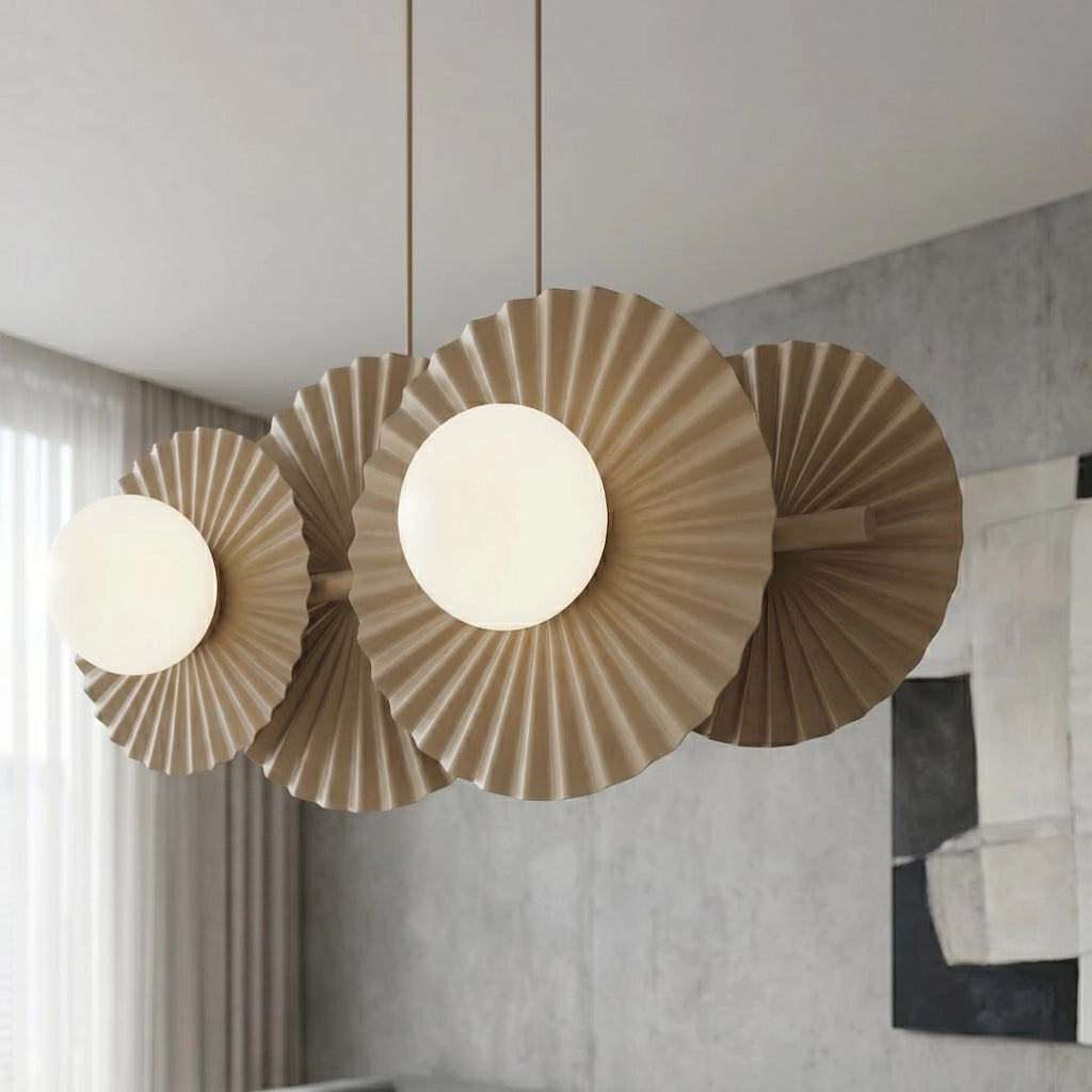 Lampada a sospensione modulare UMBRA beige 4xG9 Emibig