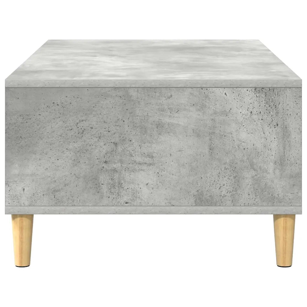 Tavolino da Salotto-Tavolino da soggiorno-Tavolo Grigio cemento 103,5 x 60 x 35 cm
