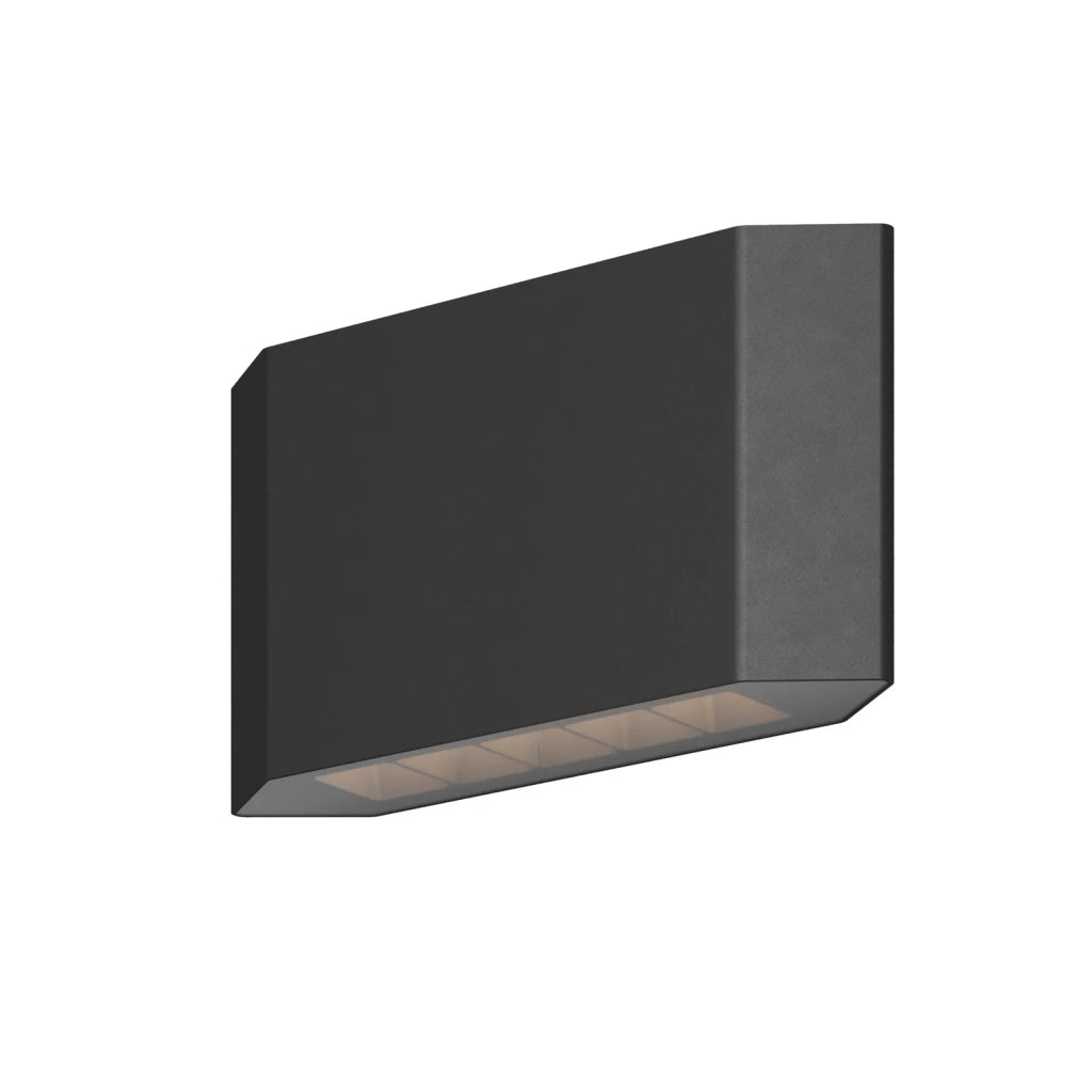 Applique Da Esterno Moderna Pull Led Integrato 8W Alluminio Grigio Ip54